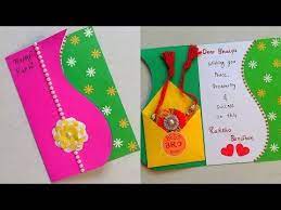 How to make raksha bandhan card at home | diy rakhi card making out of old wedding card | 2 rakhi cards out of 1 old wedding cardhi friends !welcome to sandh. Beautiful Handmade Rakhi Card How To Make Raksha Bandhan Card Youtube Rakhi Cards Handmade Rakhi Raksha Bandhan Cards