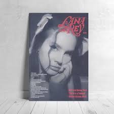 Now My Life is Sweet Like Cinnamon Lana Del Rey Radio Inspired Print