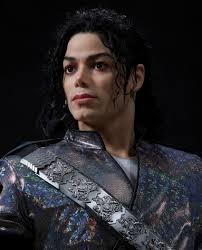 Michael Jackson (Dangerous Tour) Life-Size Bust by Damtoys