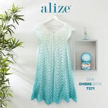Alize Diva Ombre Batik Vest Tig Isi Elbiseler Batik Elbise Tig Isi Ceket