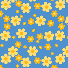 Colorful Fabrics Digitally Printed By Spoonflower Beanie Daisies Picture Collage Wall Aesthetic Iphone Wallpaper Photo Wall Collage