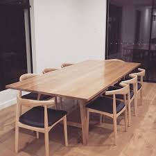 Oak On Oak Timber Dining Table Dining Table House Flooring