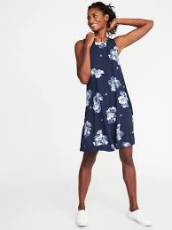 Jersey Knit Sleeveless Swing Dress For Women Old Navy Fashion Knit Swing Dress Formal Fashion Women