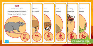 Discover fun free coloring pages inspired by chinese zodiac. Chinese Zodiac Signs Chinese New Year Classroom Resource