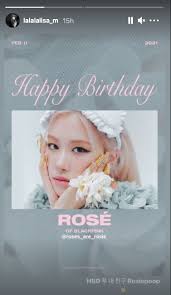Jun 29, 2021 · la película de blackpink será lanzada el 4 de agosto y podrás verla hasta el 8 del mismo mes. Jennie Jisoo And Lisa Of Blackpink Wish Rose On Her 25th Birthday Call Her Rosie Posie