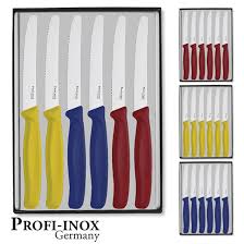 Arizona custom knives official deals and coupons. Profi Inox Vespermesser 6er Set Im Geschenkkarton Besonders Scharf