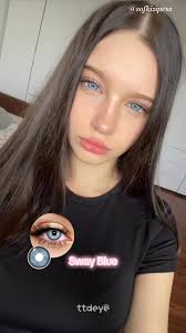 Like this look? Such an atmospheric beauty 🖤🤍 featuring the "Trinity Grey"  contacts ✨⁠ ⁠ ⚪️Lens: #TrinityGrey⁠ (Dia: 14.0mm