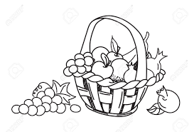 Fruit basket drawing art drawings fruit bowl drawing drawings easy drawings drawing for kids fruit painting fruits drawing vegetable drawing. Fruit Basket Apple Grape Banana Pomegranate Hand Drawn Royalty Free Cliparts Vectors And Stock Illustration Image 56214755