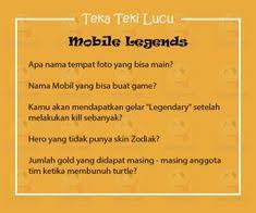 Game battle royale yang memiliki penggemar banyak di indonesia. 26 Teka Teki Lucu Ideas Greatful Bikins Millenials