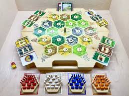 Portable Settlers Of Catan Game Board Storage Case In 2020 Settlers Of Catan Board Game Storage Board Games