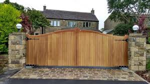 Make gate hinges by gluing two sections of 1 pvc pipe together. Hartlington Fencing Supplies Yorkshire Lancashire Uk