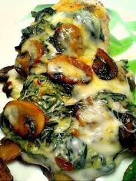 Spinach And Mushroom Smothered Chicken Recipe Recipes Healthy Recipes Main Dish Recipes