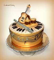 Music Cake Guitar Flute Drums Music Cakes Music Themed Cakes Music Cake