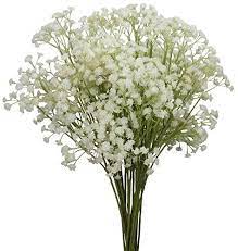 Duovlo 10pcs Babies Breath Flowers 23 6 Artificial Gypso Gypsophila Bouquet Diy Wedding Flowers Real Touch Flowers