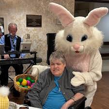 Joanne Croft and her husband James got a visit from the Easter bunny last  weekend.