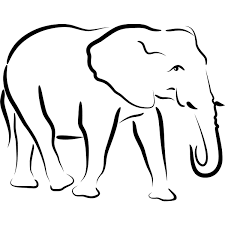 elephant rickey elephant outline elephant drawing elephant clip art elephant rickey elephant outline