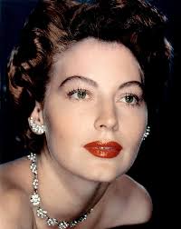 Ava Gardner. Brows, Mascara & Lipstick.