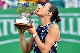 Caroline garcia prior to the bnp paribas wta finals singapore presented by sc global on october 20, 2017 in singapore. Wta Nottingham Caroline Garcia Edges Donna Vekic For Title Number Seven