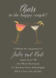 Cocktails Engagement Party Invitation Paper Source Cocktail Engagement Party Engagement Party Invitations Engagement Party Decorations Diy