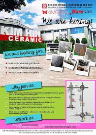Jobs in malaysia in government and private for male and females. Jobsmalaysia Negeri Sembilan Sur Twitter Temuduga Terbuka Kim Hin Ceramic Di Jobsmalaysia N Sembilan Tarikh 17 19 Disember 2019 Selasa Khamis Masa 10 00 Pagi 4 00 Petang