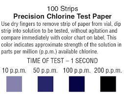 Chlorine Test Paper Precision Laboratories