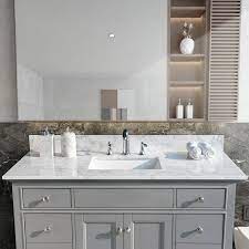 Leavader 37x22 Carrara White