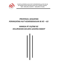 Contoh Proposal Kegiatan Hut Ri