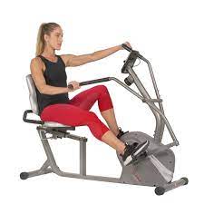 Cross Trainer Magnetic Recumbent Bike With Arm Exercisers Recumbent Bike Workout Biking Workout Cross Trainer