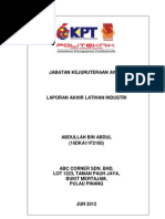 Mambuat laporan keuangan bisa dilakukan dengan sederhana dan cepat. Contoh Laporan Latihan Industri