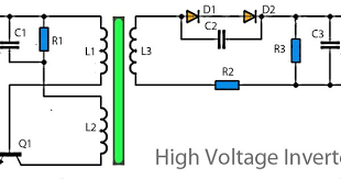 3v To High Voltage Inverter High Voltage Circuit Diagram Electronics Circuit