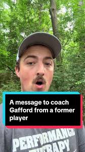 A Heartfelt Message to Coach Gafford from a Former Player