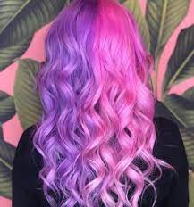 23 Brilliant Split Hair Color Ideas That Ll Make You Dye Your Hair Split Dyed Hair Creative Hair Color Hair Color Pink