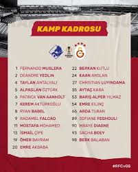 Check spelling or type a new query. Breaking News From The Sport Galatasaray S Randers Match Roster Has Been Announced Marcao
