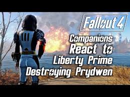 Fallout 4 - Liberty Prime Destroys The Prydwen - Youtube