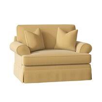 Do you need somewhere to sit that's roomier than an accent chair but smaller than a sofa? Chair And A Half Yellow Accent Chairs You Ll Love In 2021 Wayfair