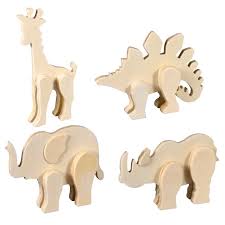 View Crafter S Square 3 D Wooden Animal Animal Decor Wooden Animals Wood Animal