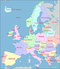 Na karti je ugrađena i pretraga kako bi lakše našli lokacija koje vas interesuje. Mapa Evrope Sa Najmnogobrojnijim Prezimena Po Drzavama Forum Krstarice