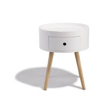 Table de chevet en bois mdf blanc avec un tiroir sur pieds en métal gris. Chambre Pas Cher Gifi Table De Chevet Meuble Gifi Table De Chevet Originale