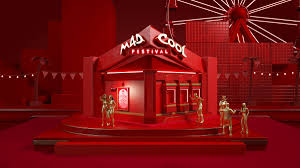 Mahou Mad Cool Festival On Behance Festival Graphic Design Blog Poster Design