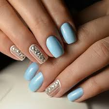 36 Elegant Baby Blue Nail Designs 2019 Fashionre