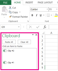Open the office clipboard task pane to open the clipboard task pane, click home, and then click the clipboard dialog box launcher. Clear The Clipboard Excel