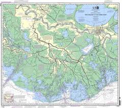 Noaa Nautical Chart 11352 Intracoastal Waterway New Orleans To Calcasieu River East Section