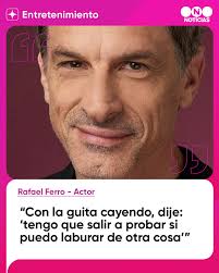 ME ANOTÉ Y EMPECÉ” En una reciente entrevista, Rafael Ferro reveló que  estuvo unos siete meses sin trabajar y a al ver “la guita cayendo” decidió  convertirse en chofer de aplicación “Tenés