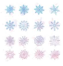 Watercolor Snowflakes Star Symbol Graphic Crystal Vector By Rommeo79 On Vectorstock Snow Flake Tattoo Snowflakes Baby Tattoos