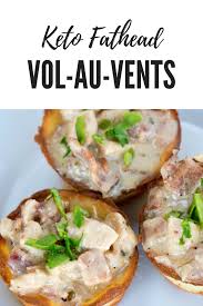 Keto Chicken And Bacon Vol Au Vent Recipe Using Fathead Dough Vol Au Vent Recipes Chicken Vol Au Vent