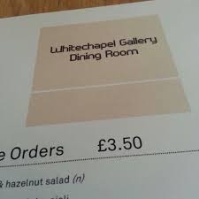 Despite having a separate entrance to the gallery space, the dining room is of a surprisingly humble size, as if few. Whitechapel Gallery Dining Room Now Closed Whitechapel 77 82 Whitechapel High St