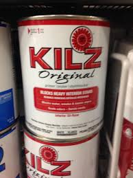 Can you paint over kilz? Painting Over Mold Watermarks Or A Dark Color Kilz Works To Cover It All Kilz Drinking Tea Dark Colors