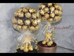 Rated 5 out of 5 by joyce from forero rocher are so incredibly lovely forero chocolates are so incredible good i've been eating them for years everybody in my family knows i. Tutorial On How To Make A Bouquet Of Chocolates Youtube Chocolate Tree Candy Tree Candy Bar Bouquet