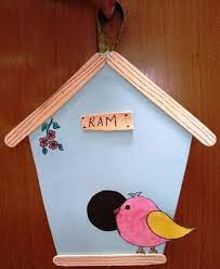Mar 15, 2016 · the kids enjoyed making bird seed ornaments this winter for the birds using lard. Bird House Bird Crafts Preschool Prek Crafts Preschool Crafts