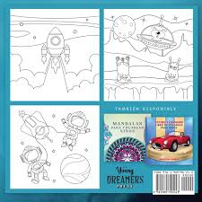 ¡ponle colores a nuestro sistema solar! Libro Para Colorear El Sistema Solar De Los Ninos Astronautas Planetas Naves Espaciales Y El Universo Para Ninos De 4 A 8 Anos Cuadernos Para Colorear Ninos Spanish Edition Young Dreamers Press